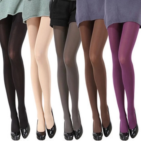 Spring Fall 120 den velvet pantyhose candy color hose tights thin women’a Tights - Picture 6 of 14